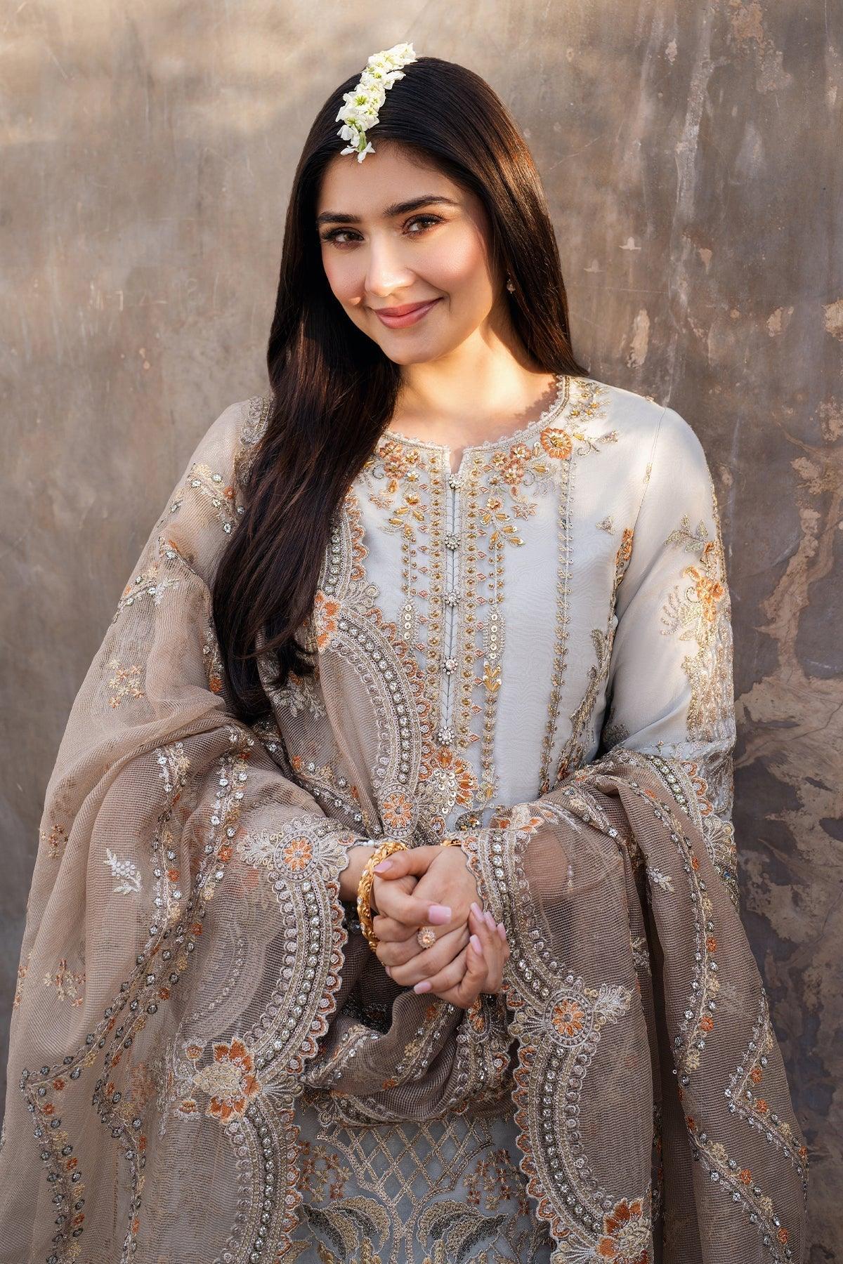 Imrozia Premium | Meeras Luxury Eid 25 | I-223 NEELAM - Rang-e-Khaas