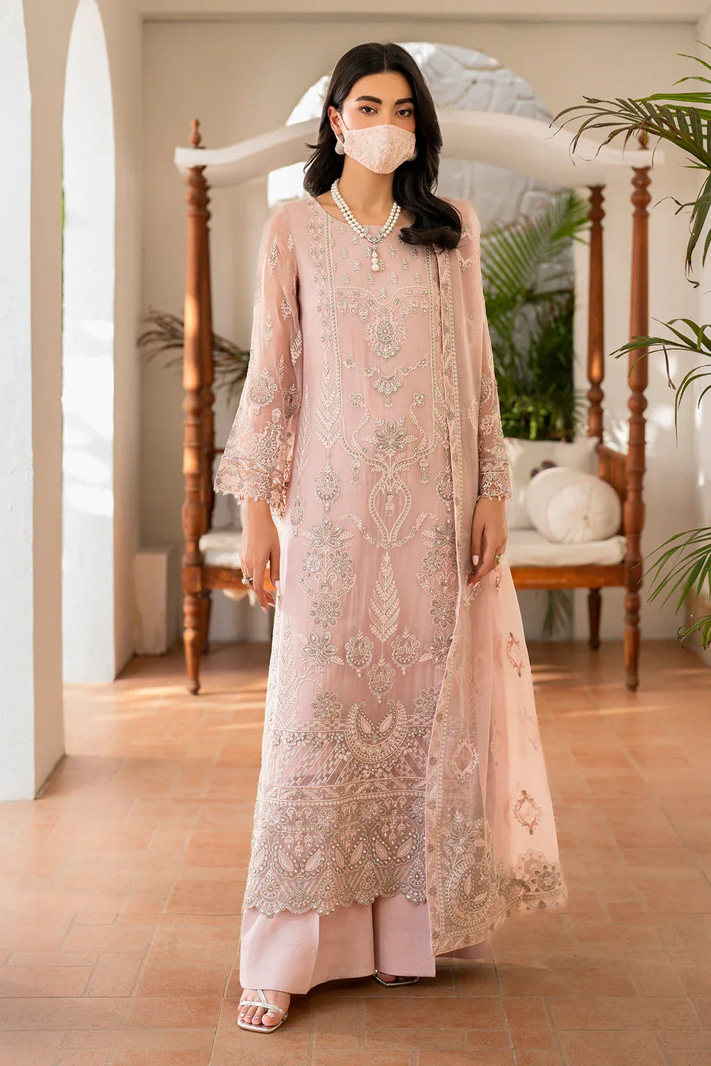 Flossie | Naqsh Formals | S-1403 (A) - Rang-e-Khaas