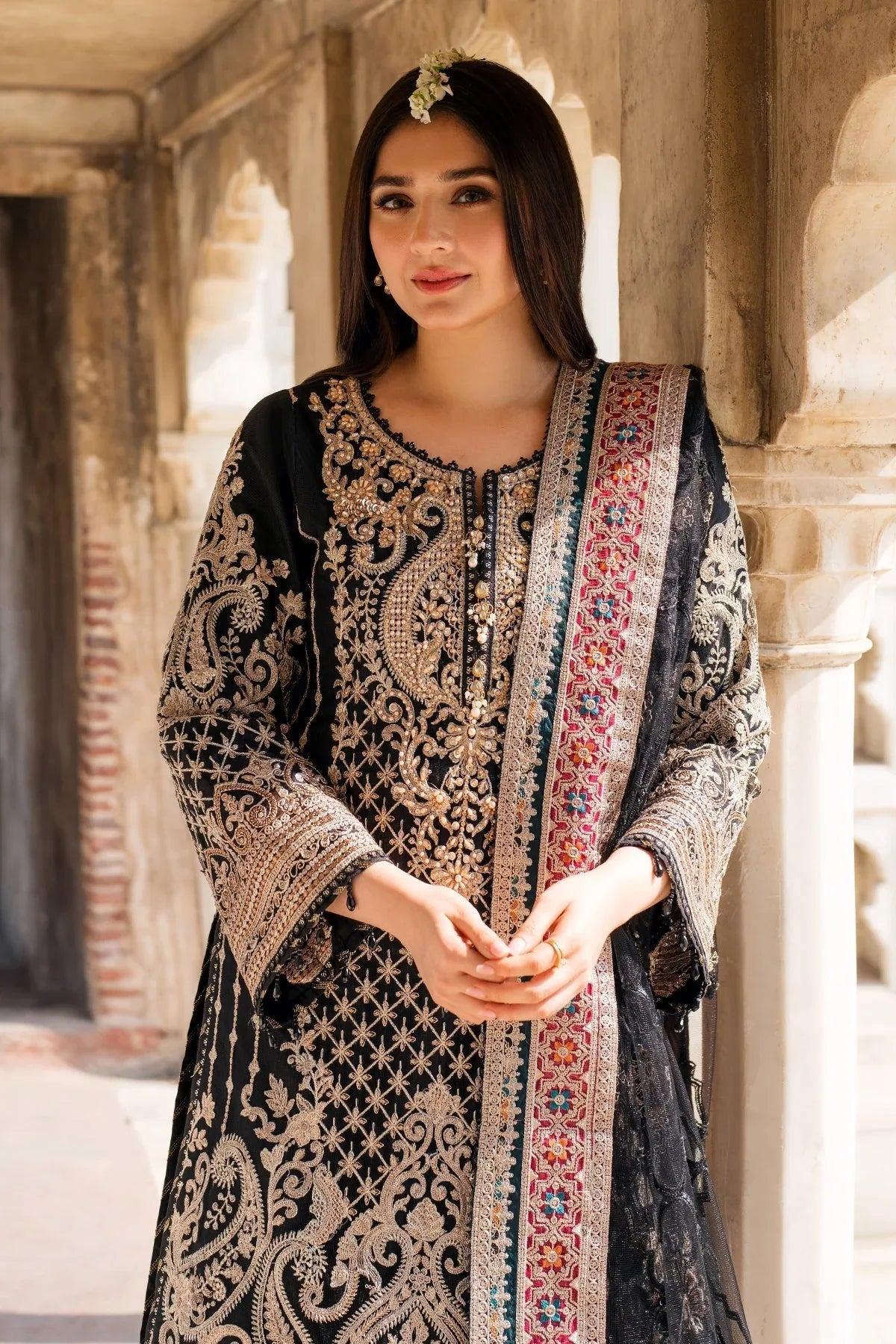 Imrozia Premium | Meeras Luxury Eid 25 | I-222 AQIQ - Rang-e-Khaas
