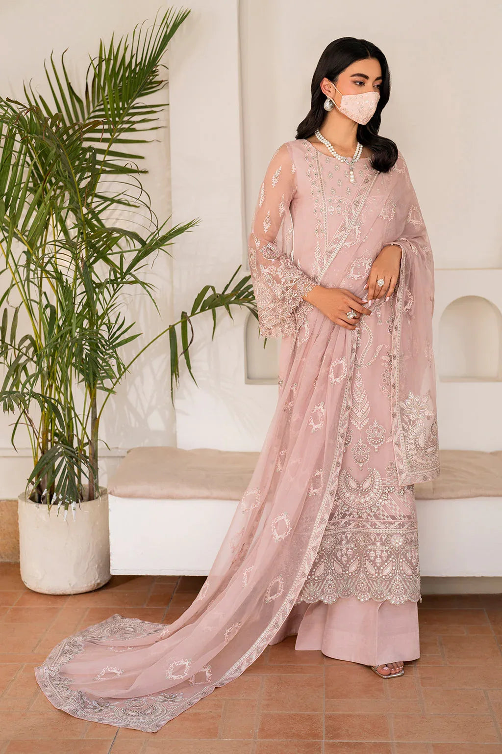 Flossie | Naqsh Formals | S-1403 (A) - Rang-e-Khaas