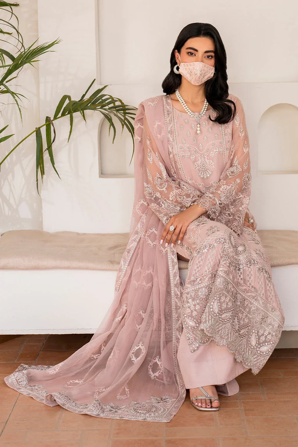 Flossie | Naqsh Formals | S-1403 (A) - Rang-e-Khaas