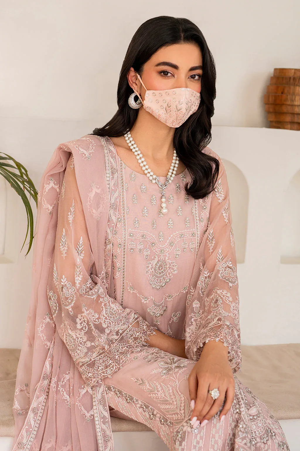 Flossie | Naqsh Formals | S-1403 (A) - Rang-e-Khaas