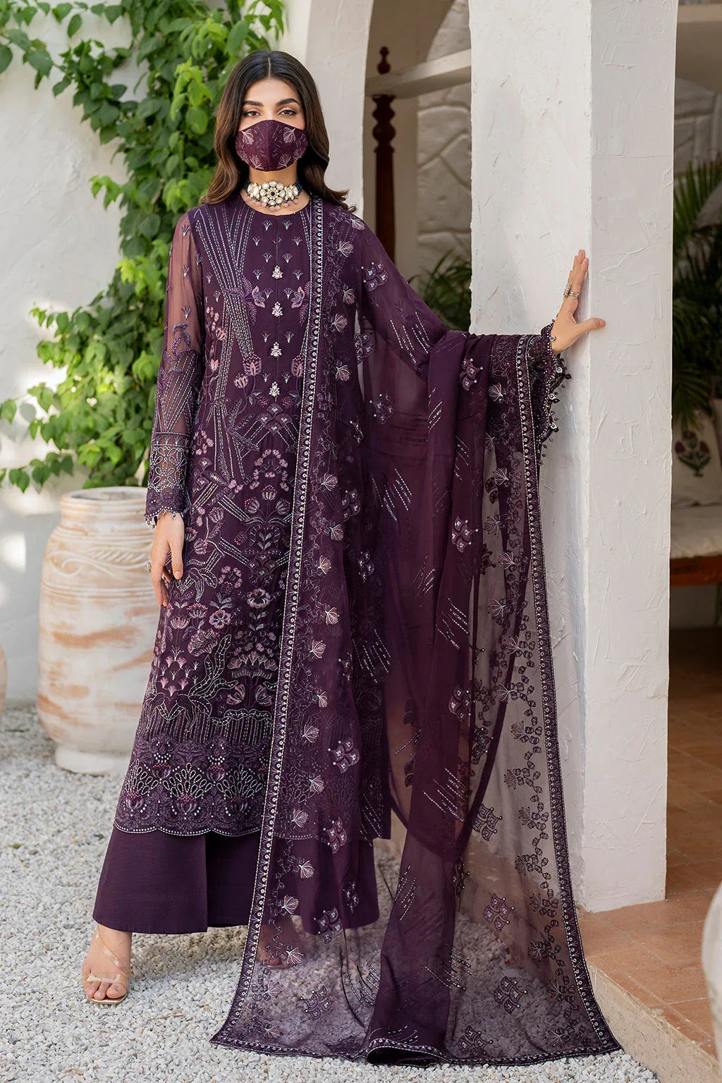 Flossie | Naqsh Formals | S-1409 - Rang-e-Khaas
