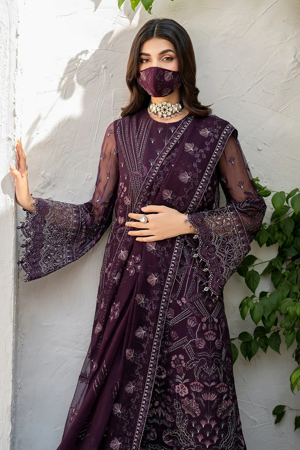 Flossie | Naqsh Formals | S-1409 - Rang-e-Khaas