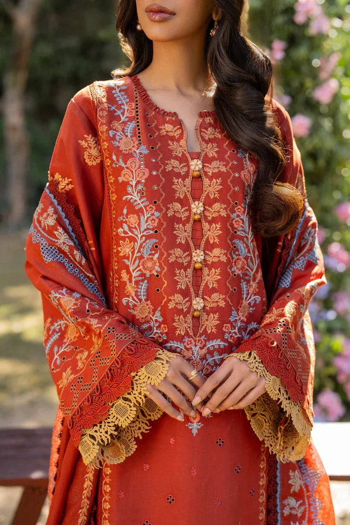 Florent | Chikankari Eid 25 | FLC- 2B - Rang-e-Khaas