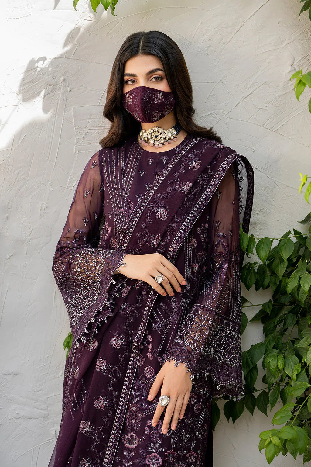 Flossie | Naqsh Formals | S-1409 - Rang-e-Khaas