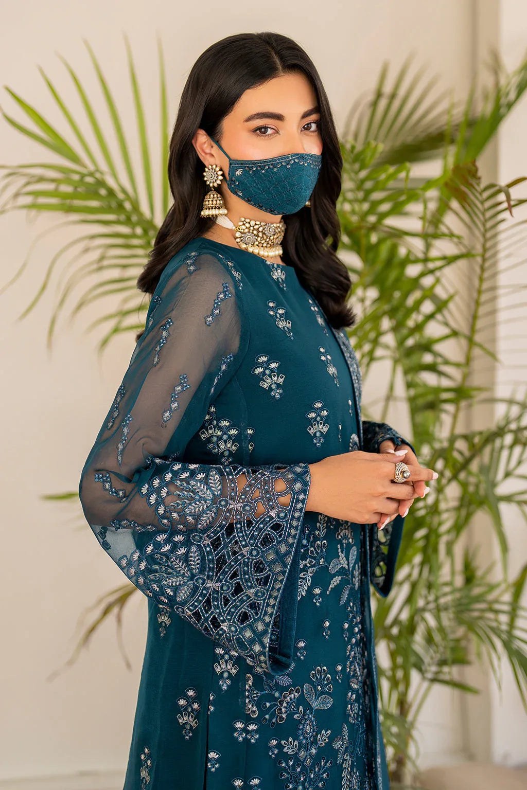 Flossie | Naqsh Formals | S-1410 - Rang-e-Khaas