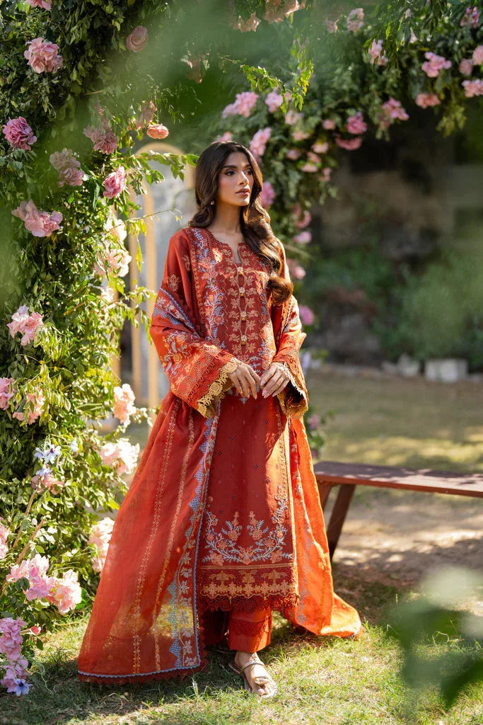 Florent | Chikankari Eid 25 | FLC- 2B - Rang-e-Khaas
