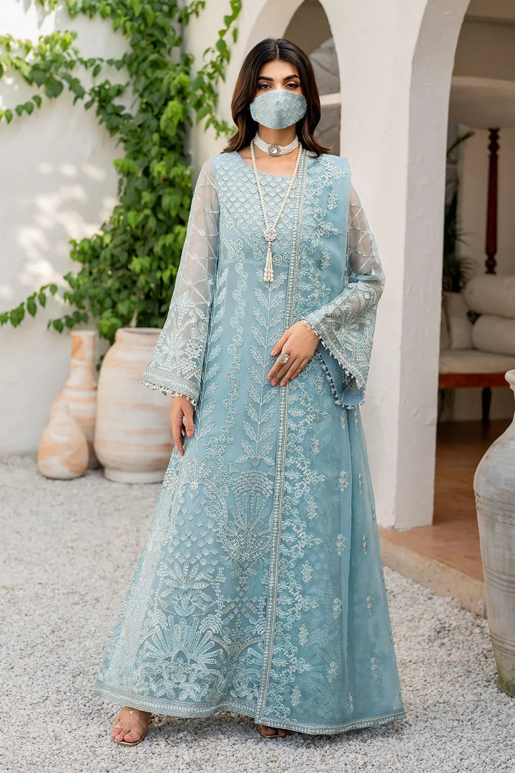 Flossie | Naqsh Formals | S-1405 (A) - Rang-e-Khaas