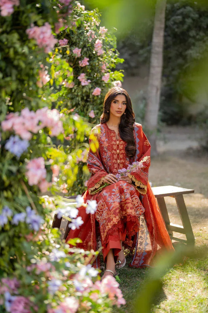 Florent | Chikankari Eid 25 | FLC- 2B - Rang-e-Khaas