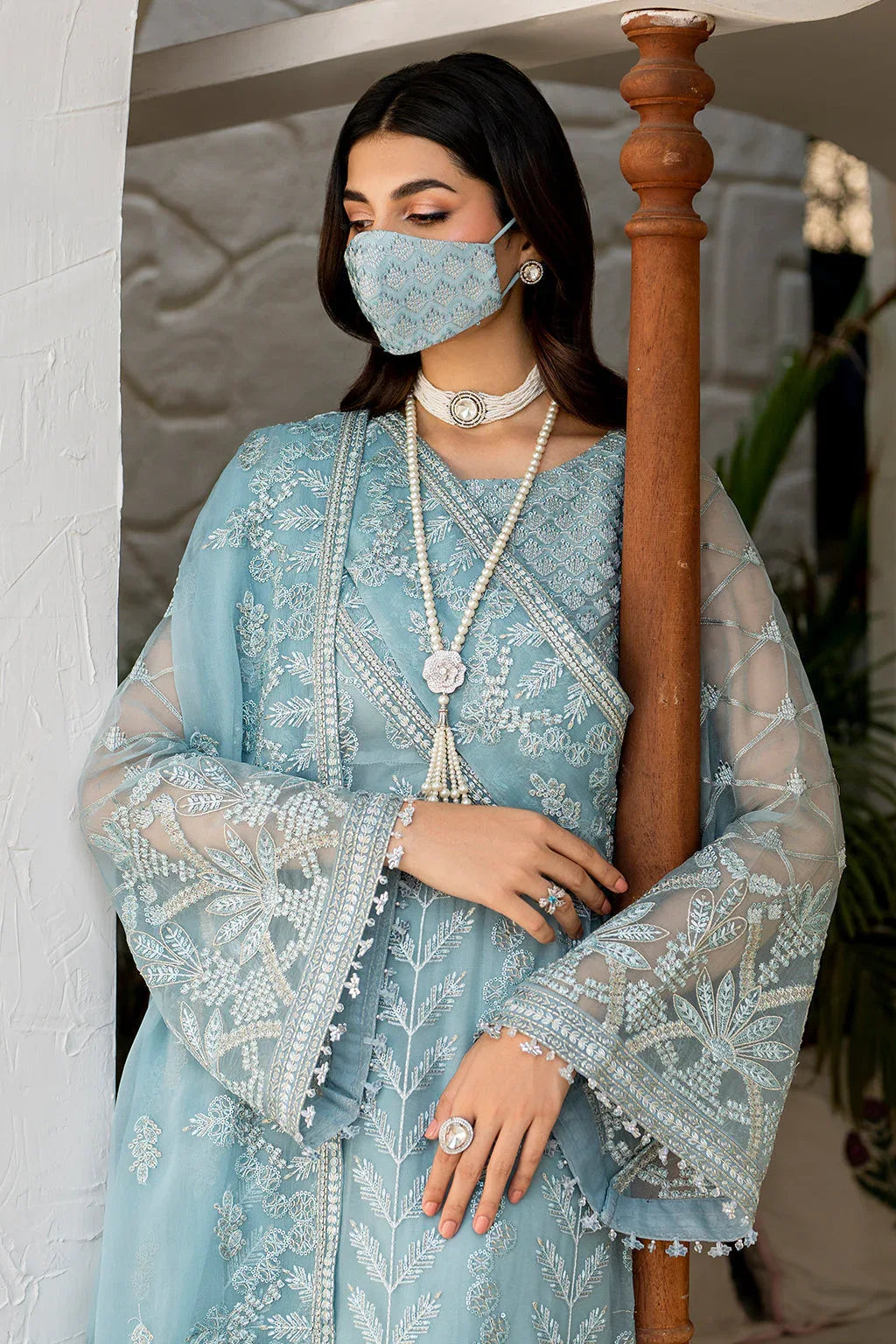 Flossie | Naqsh Formals | S-1405 (A) - Rang-e-Khaas