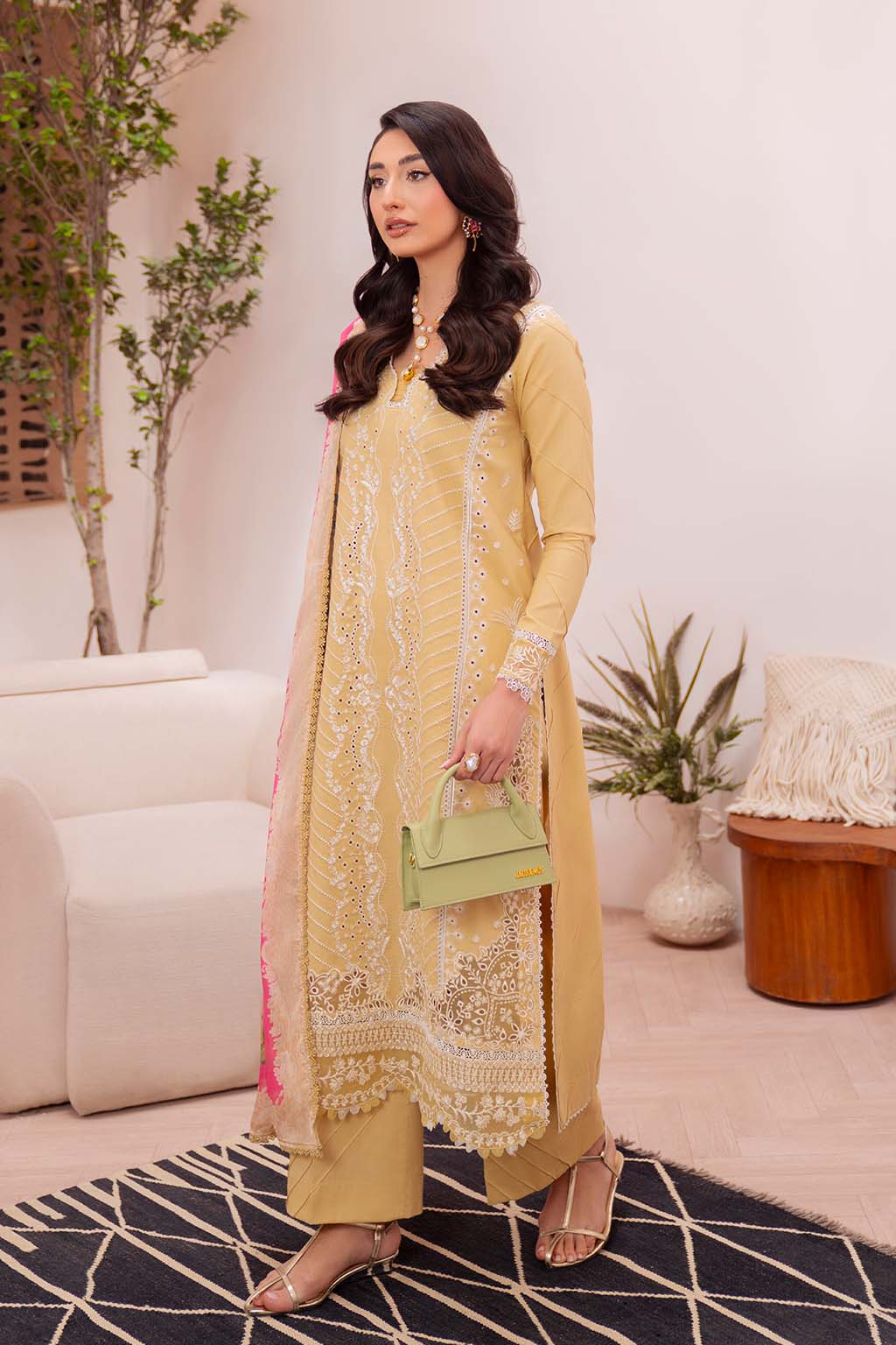 Neeshay | Symphony Luxury Lawn | DUNE - Rang-e-Khaas