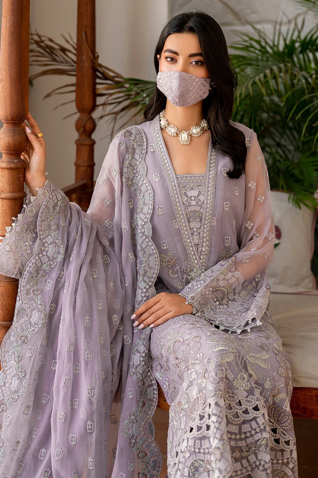 Flossie | Naqsh Formals | S-1408 - Rang-e-Khaas