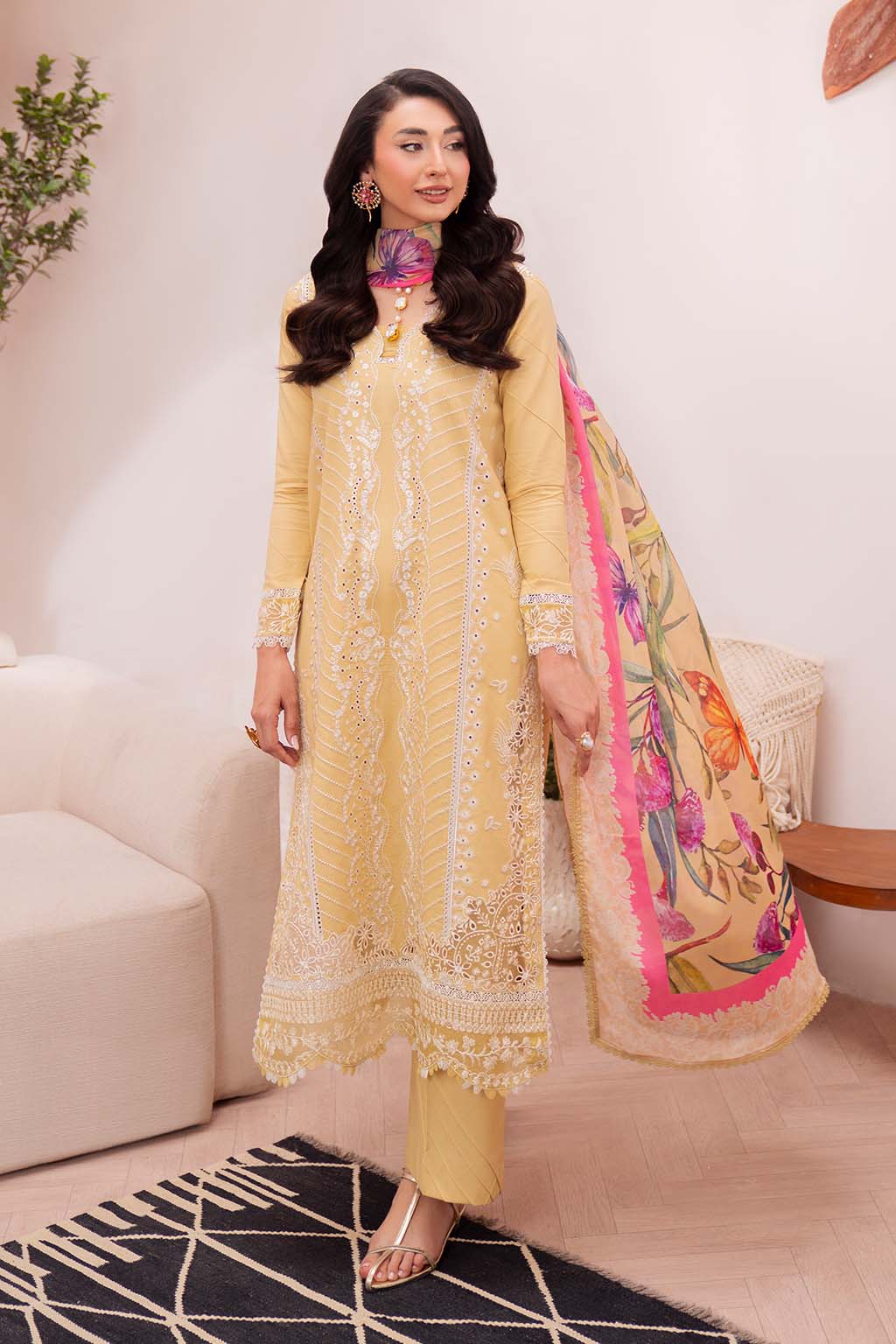 Neeshay | Symphony Luxury Lawn | DUNE - Rang-e-Khaas