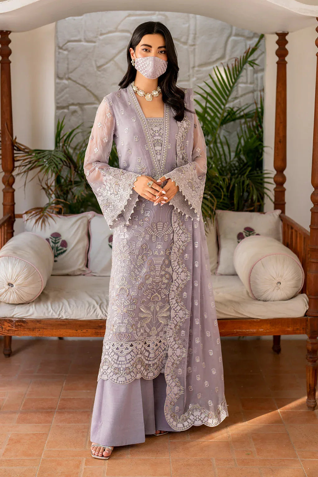 Flossie | Naqsh Formals | S-1408 - Rang-e-Khaas