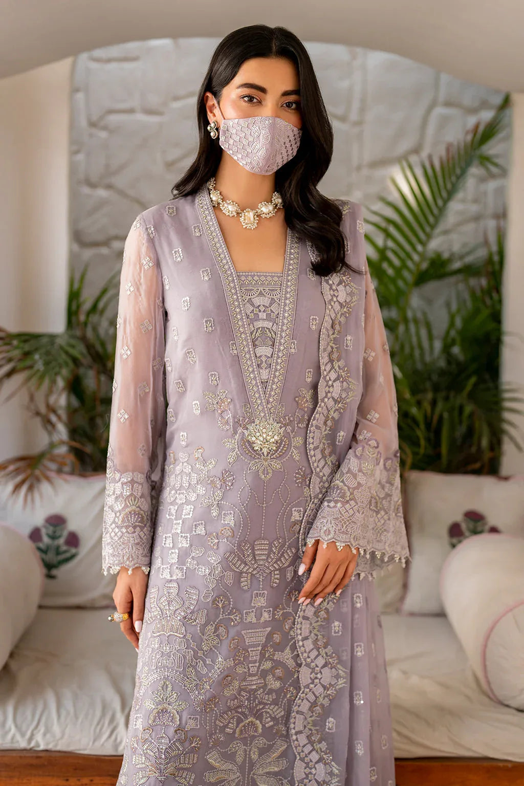 Flossie | Naqsh Formals | S-1408 - Rang-e-Khaas
