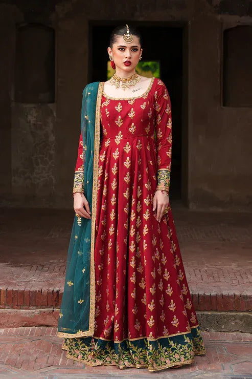 Saad Shaikh | Zaria Festive Pret 25 | SCARLET - Rang-e-Khaas