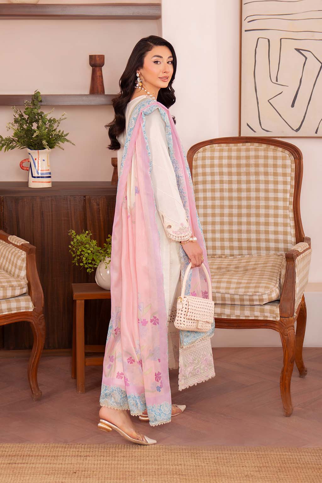 Neeshay | Symphony Luxury Lawn | LUMEN - Rang-e-Khaas