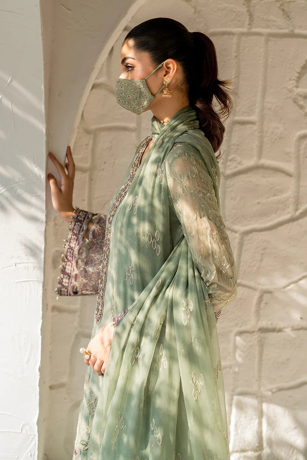 Flossie | Naqsh Formals | S-1406 - Rang-e-Khaas
