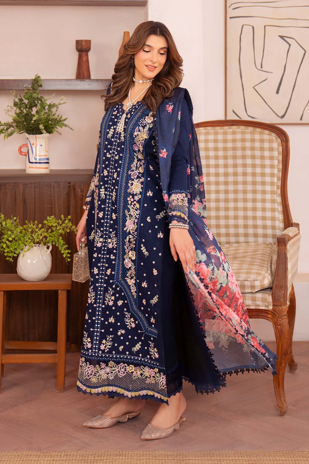 Neeshay | Symphony Luxury Lawn | VESPER - Rang-e-Khaas