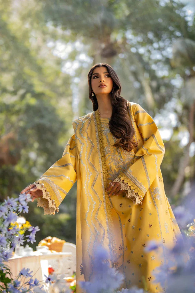 Florent | Chikankari Eid 25 | FLC- 3A - Rang-e-Khaas