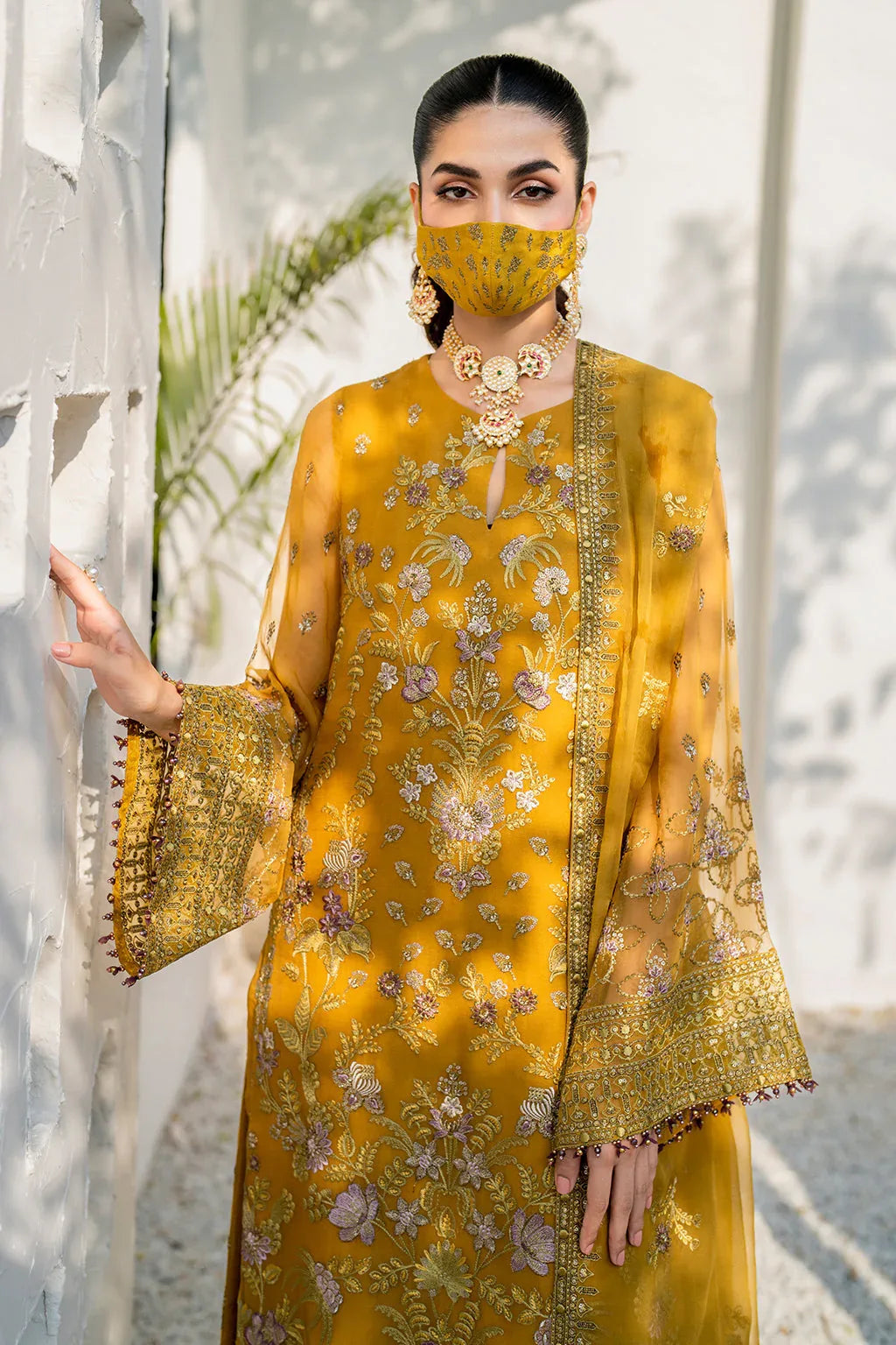 Flossie | Naqsh Formals | S-1404 (A) - Rang-e-Khaas