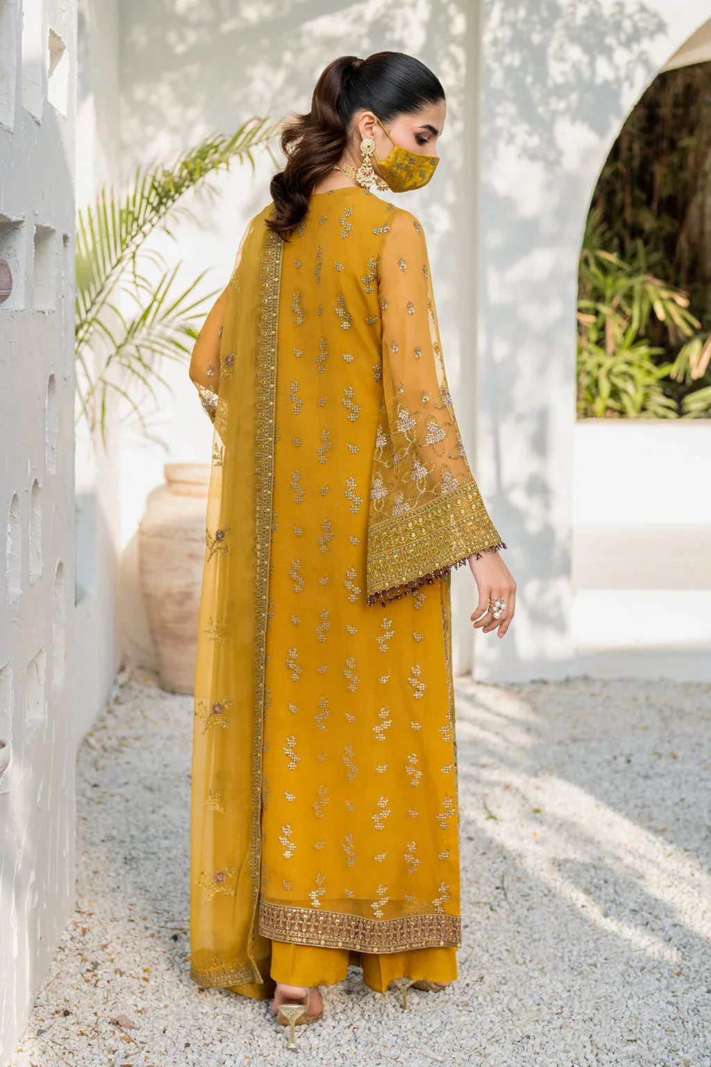 Flossie | Naqsh Formals | S-1404 (A) - Rang-e-Khaas