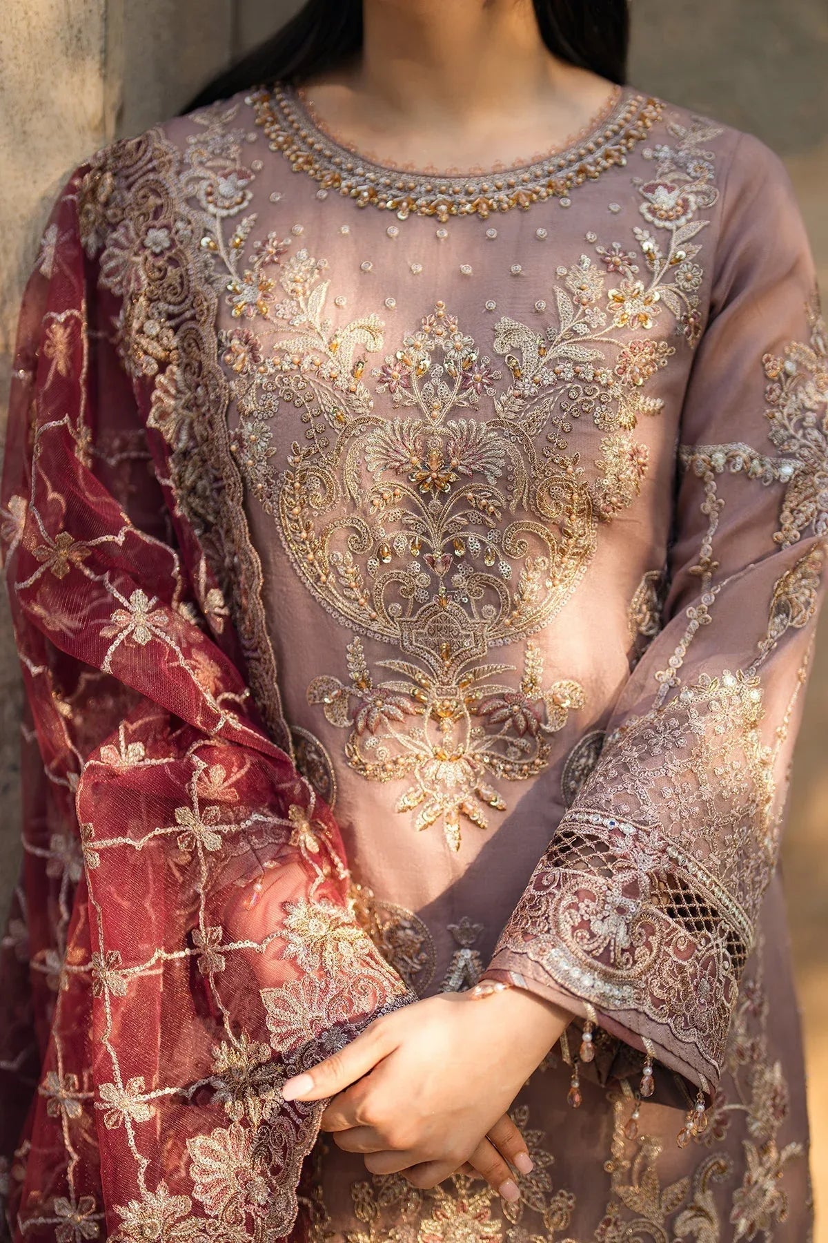 Imrozia Premium | Meeras Luxury Eid 25 | I-220 ZOHRA - Rang-e-Khaas