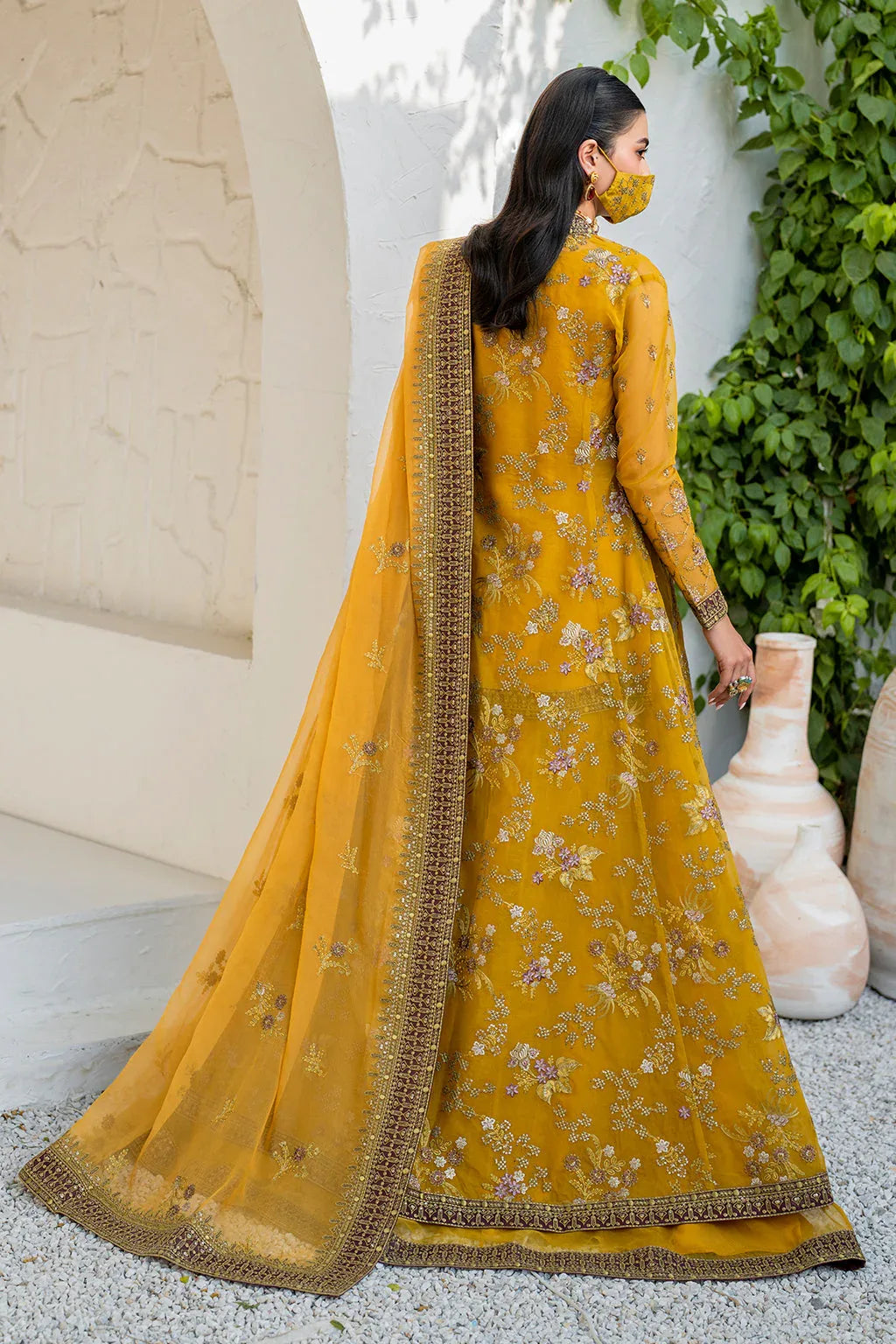 Flossie | Naqsh Formals | S-1404 (B) - Rang-e-Khaas
