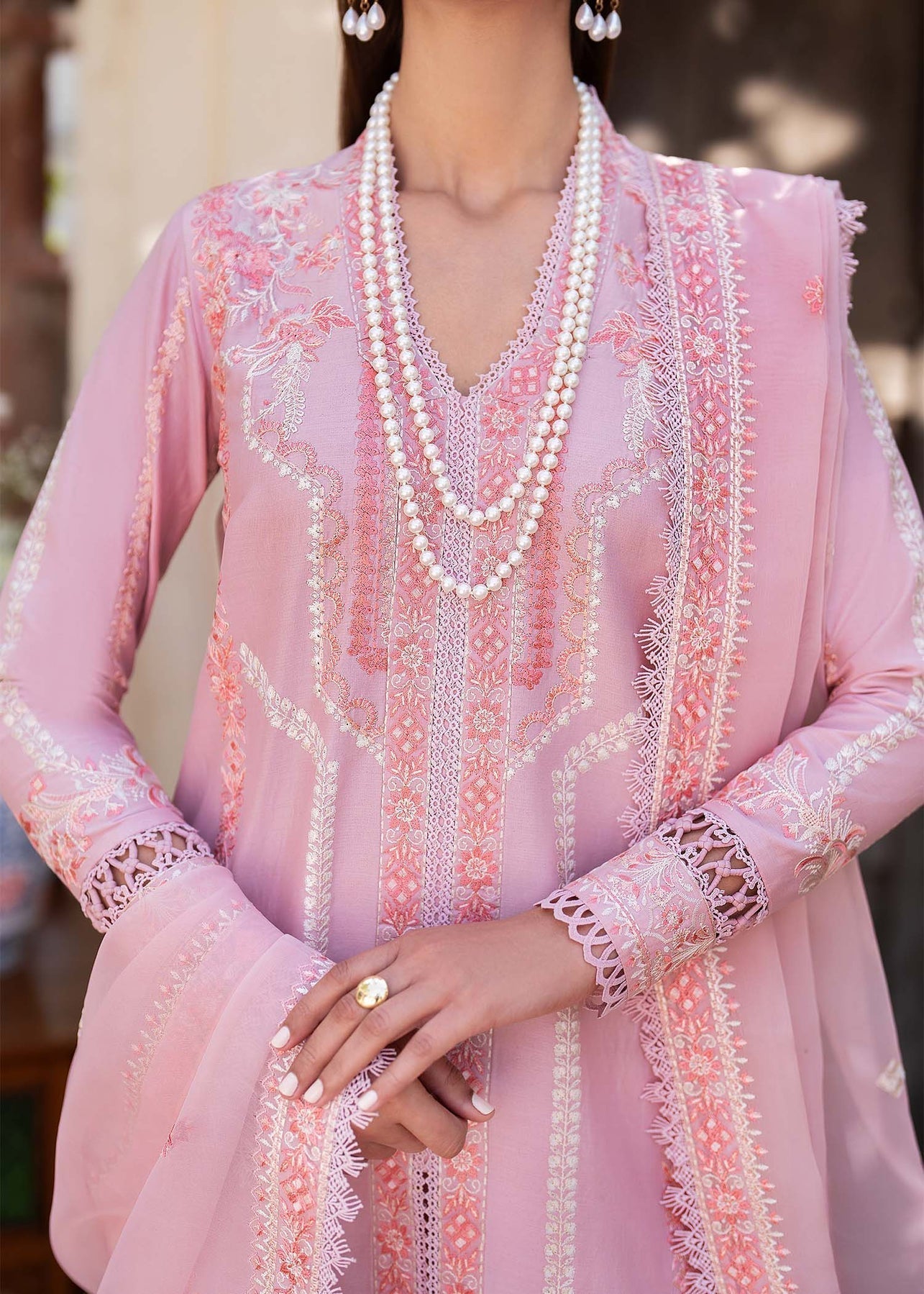 Akbar Aslam | Pret Lawn | MYSTERE - Rang-e-Khaas