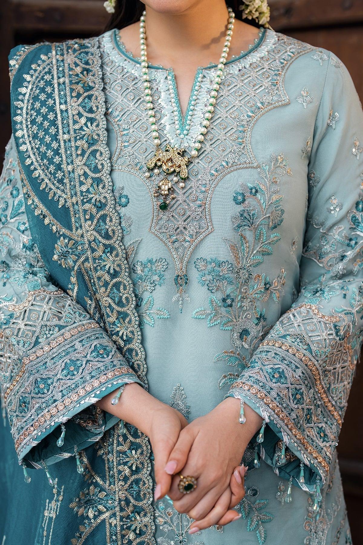 Imrozia Premium | Meeras Luxury Eid 25 | I-225 FEROZA - Rang-e-Khaas