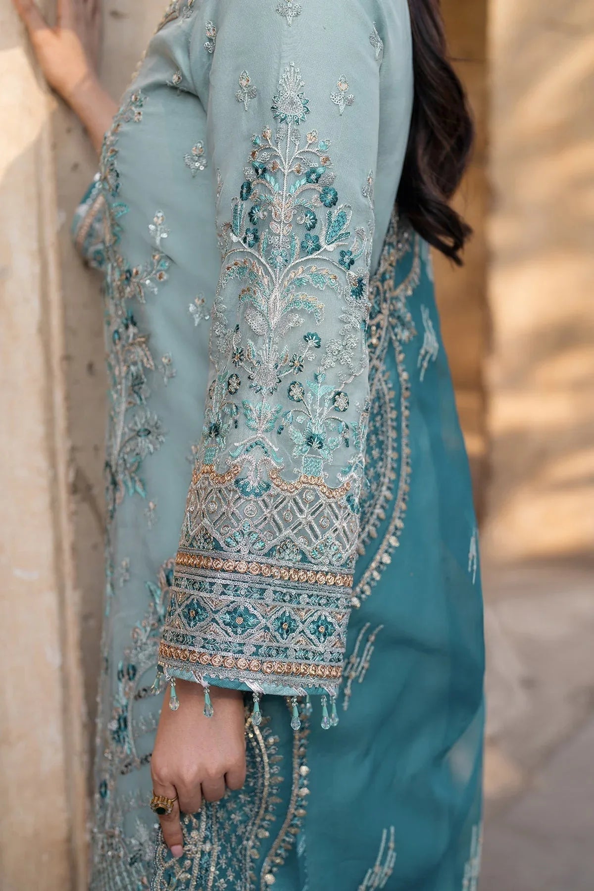 Imrozia Premium | Meeras Luxury Eid 25 | I-225 FEROZA - Rang-e-Khaas