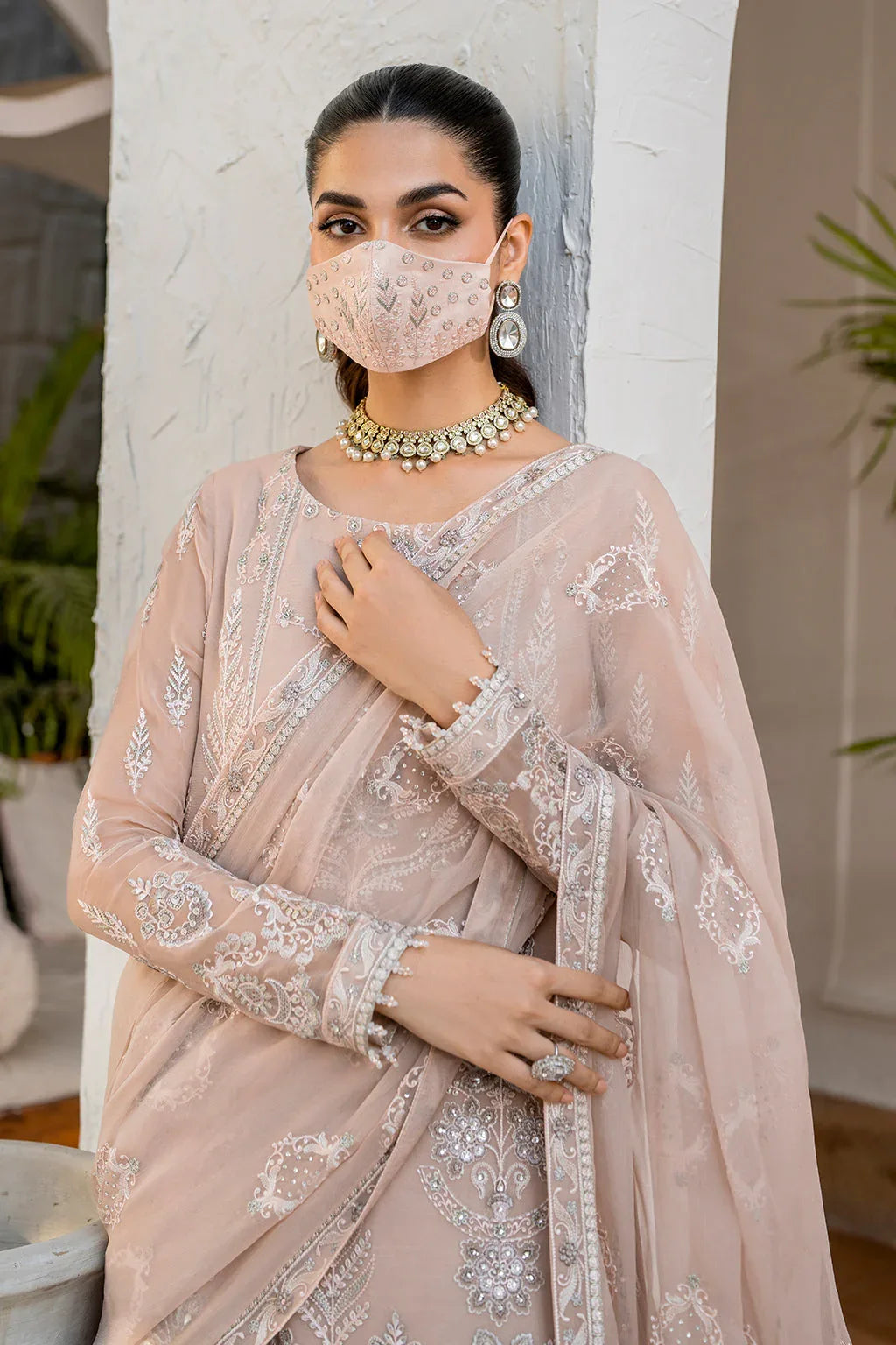 Flossie | Naqsh Formals | S-1403 (B) - Rang-e-Khaas