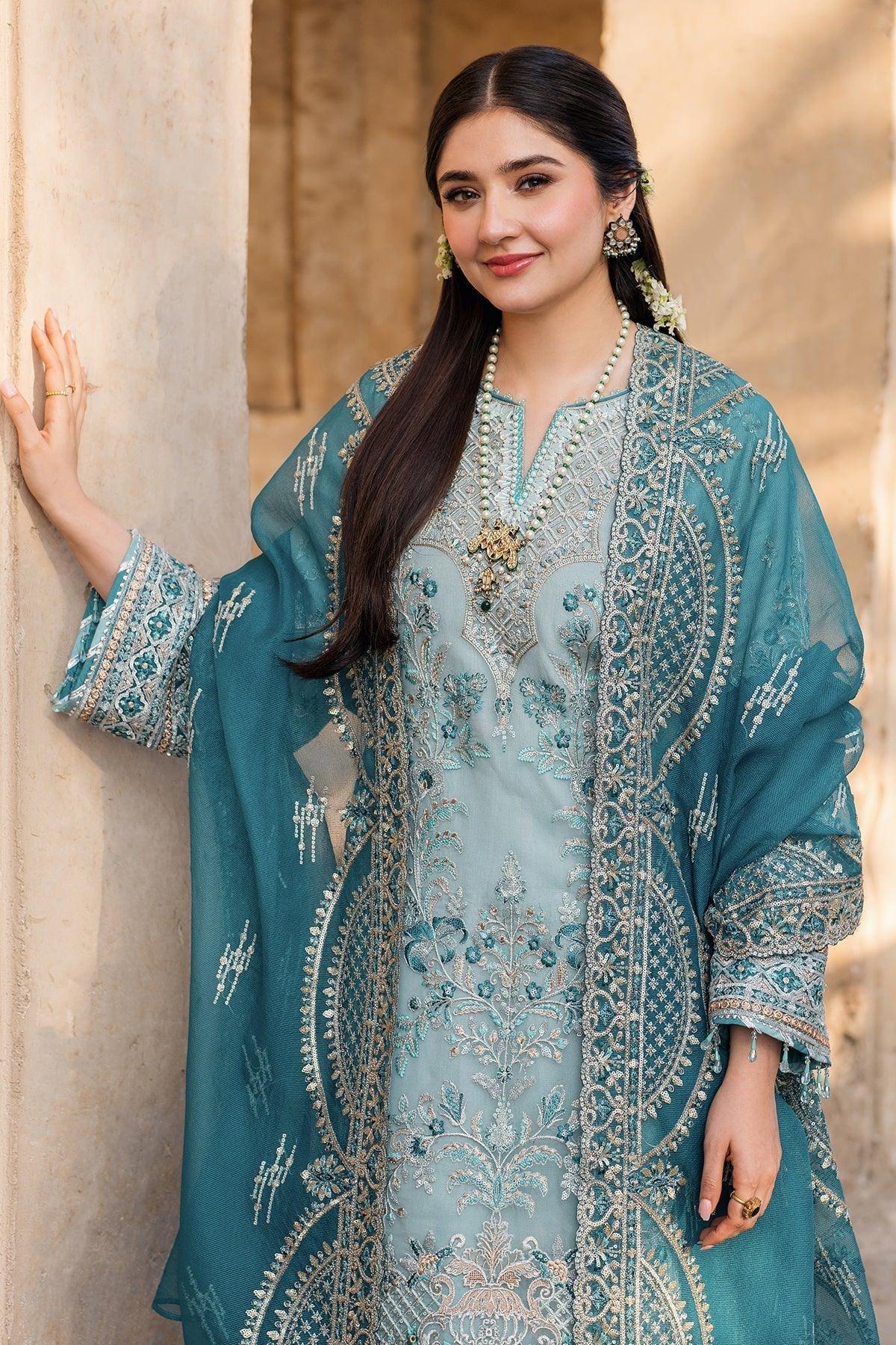Imrozia Premium | Meeras Luxury Eid 25 | I-225 FEROZA - Rang-e-Khaas