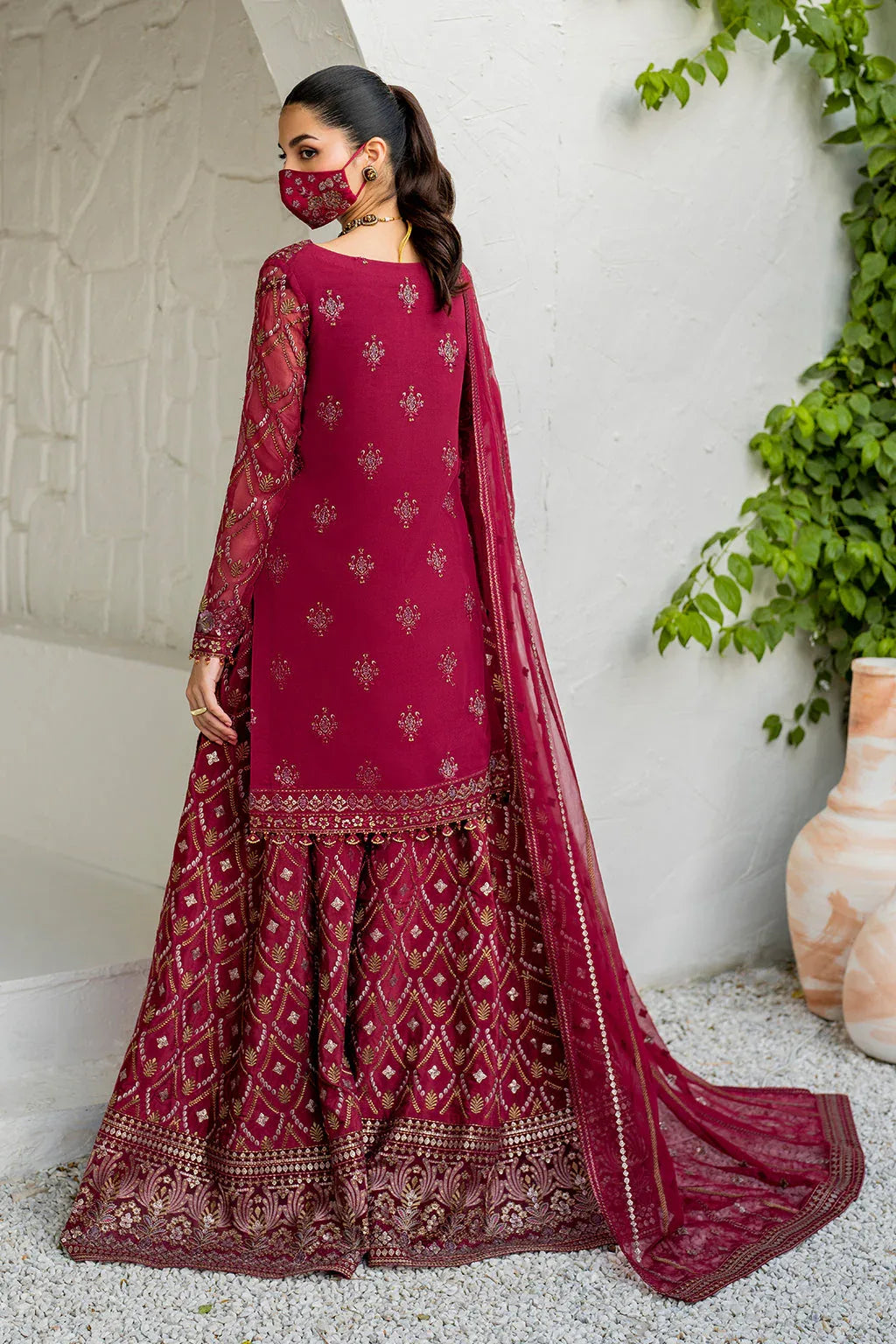 Flossie | Naqsh Formals | S-1402 (B) - Rang-e-Khaas