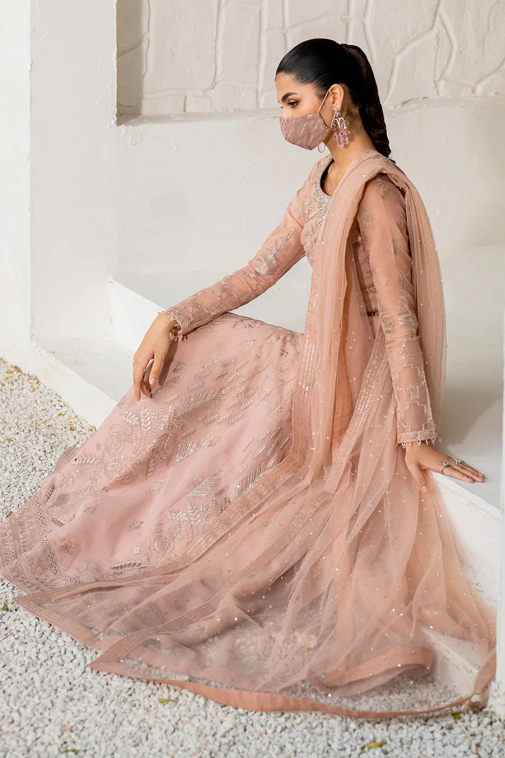 Flossie | Naqsh Formals | S-1407 - Rang-e-Khaas