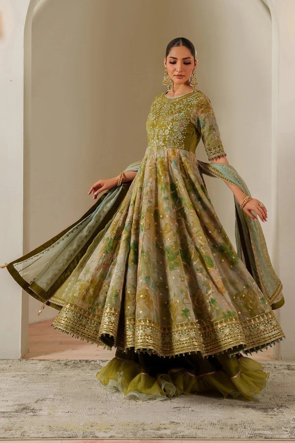 Alizeh | Fleur Chiffon |  AF-CH-2195-Renee - Rang-e-Khaas