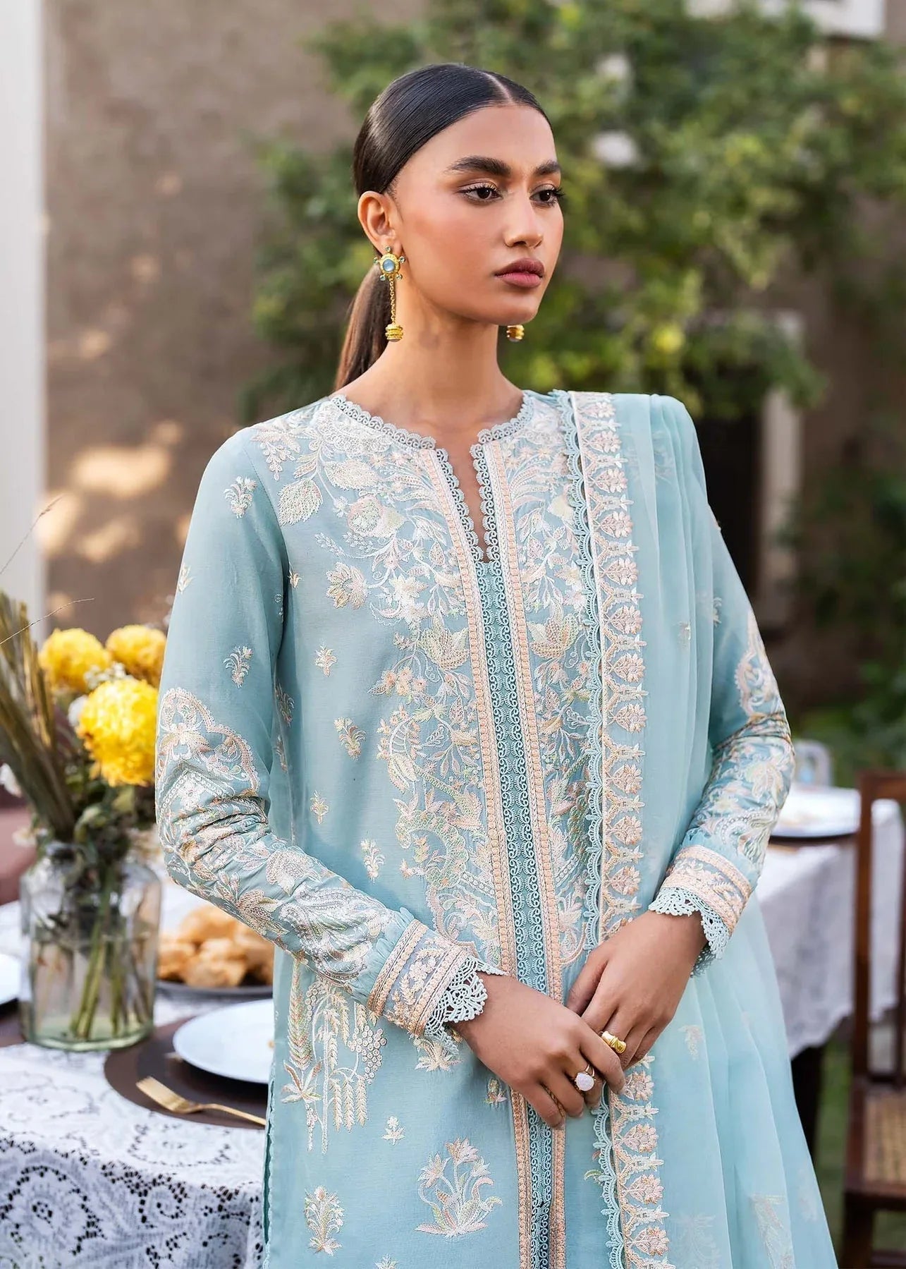 Akbar Aslam | Pret Lawn | LUEUR - Rang-e-Khaas