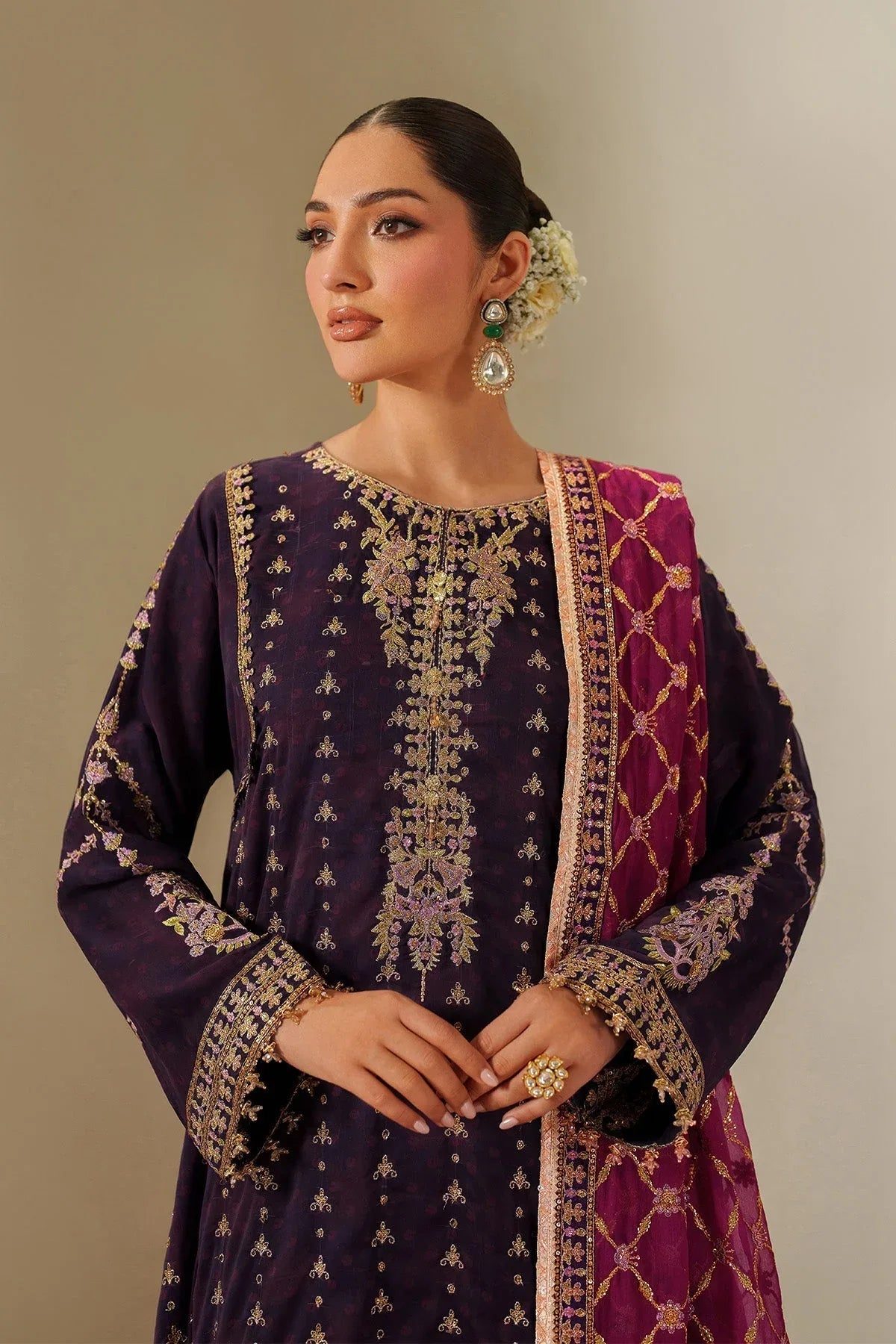 Alizeh | Fleur Chiffon |  AF-CH-2196-Reya - Rang-e-Khaas