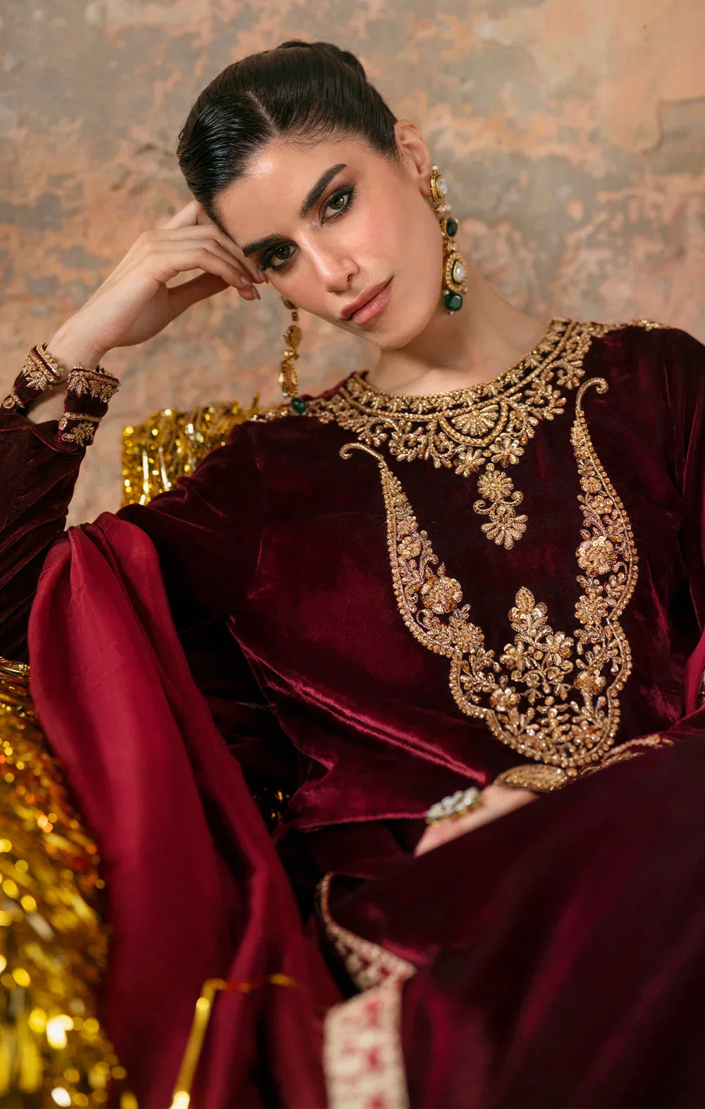 Maya | Viola Luxe Velvet 25 | NYRA - Rang-e-Khaas