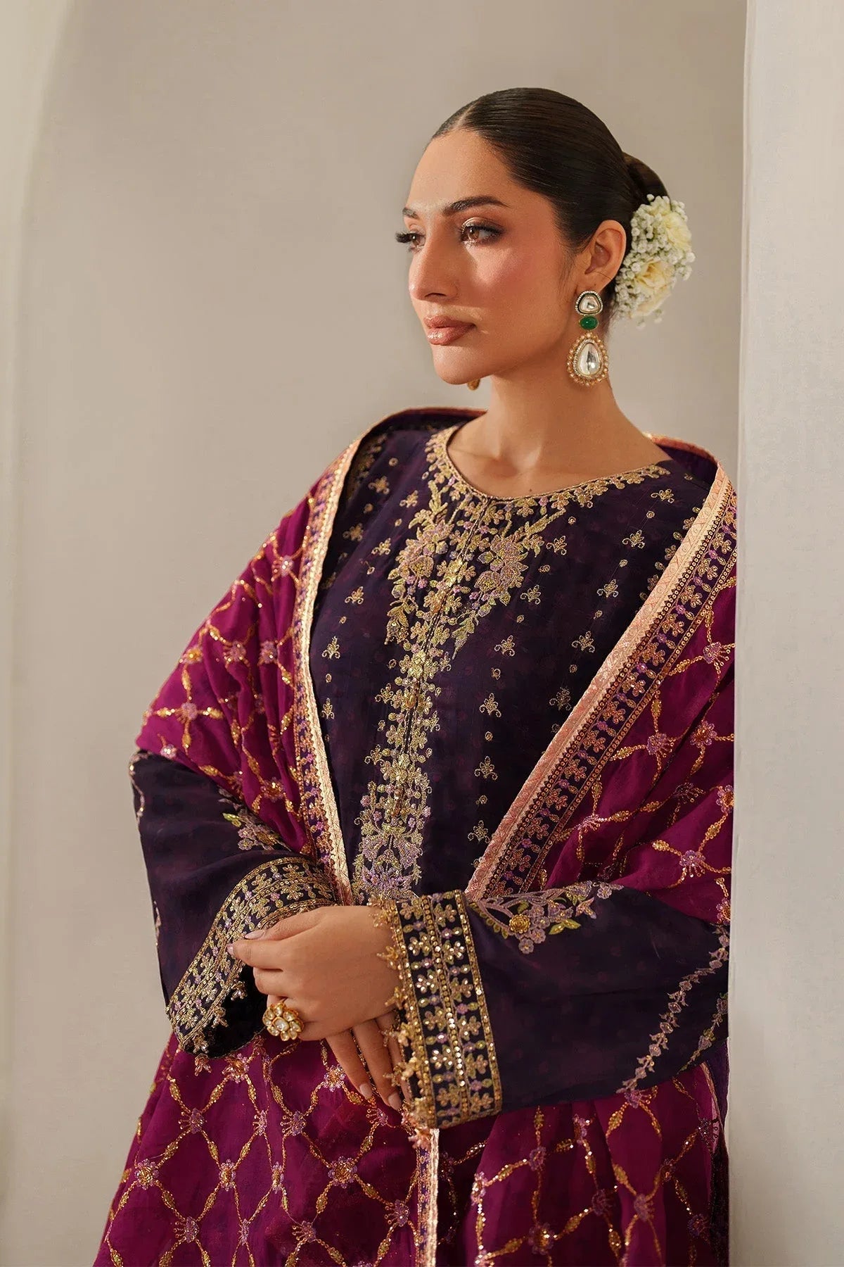 Alizeh | Fleur Chiffon |  AF-CH-2196-Reya - Rang-e-Khaas