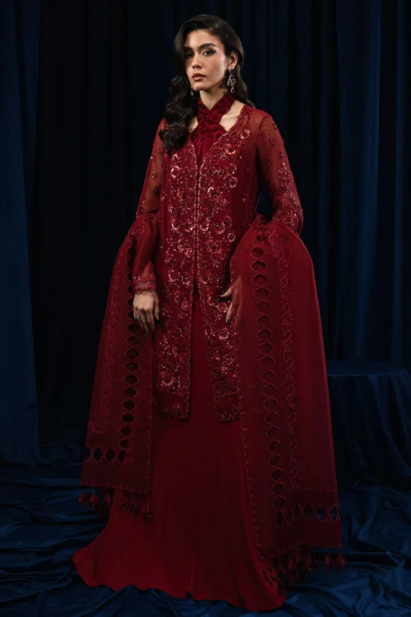 Qalamkar | Luxe Pret | CR-04 RIYA - Rang-e-Khaas