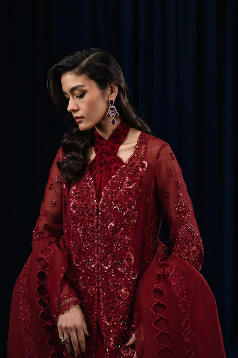 Qalamkar | Luxe Pret | CR-04 RIYA - Rang-e-Khaas