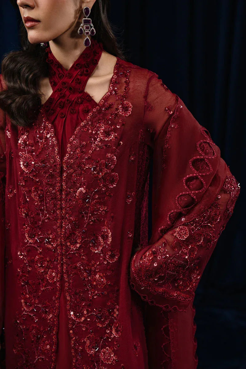 Qalamkar | Luxe Pret | CR-04 RIYA - Rang-e-Khaas
