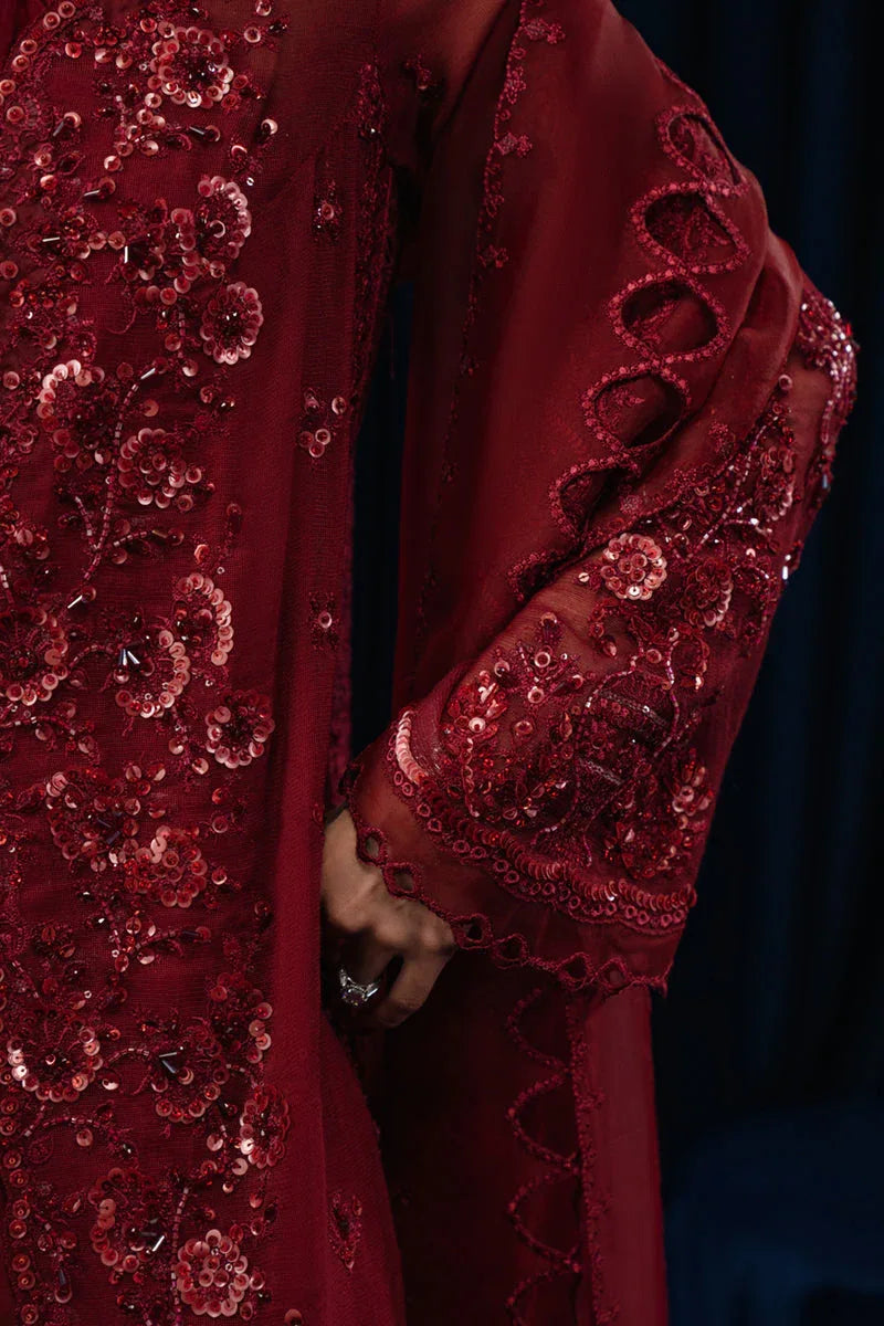 Qalamkar | Luxe Pret | CR-04 RIYA - Rang-e-Khaas