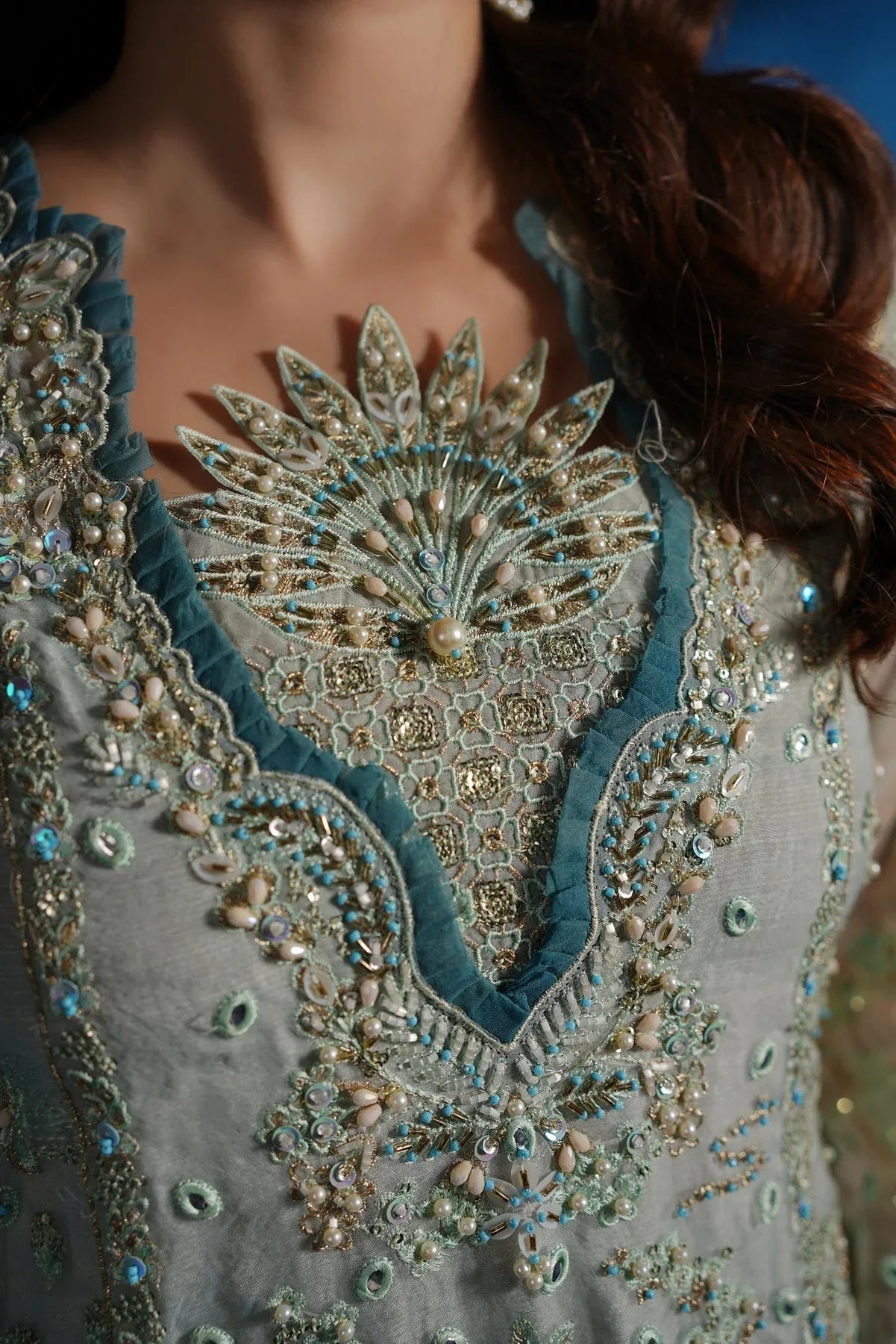Maryams | Tabeer Luxury Collection | FEHREEN  TBR-8013 - Rang-e-Khaas