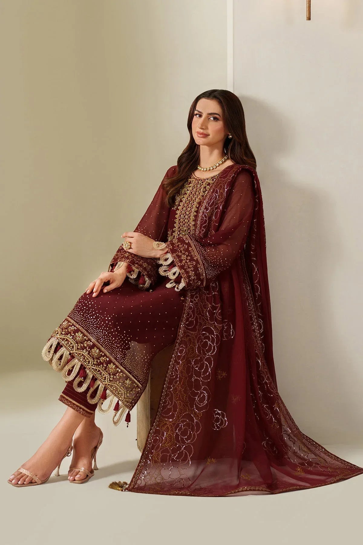 Alizeh | Reena Handmade 25 | AF-HM-4047-Kavya - Rang-e-Khaas
