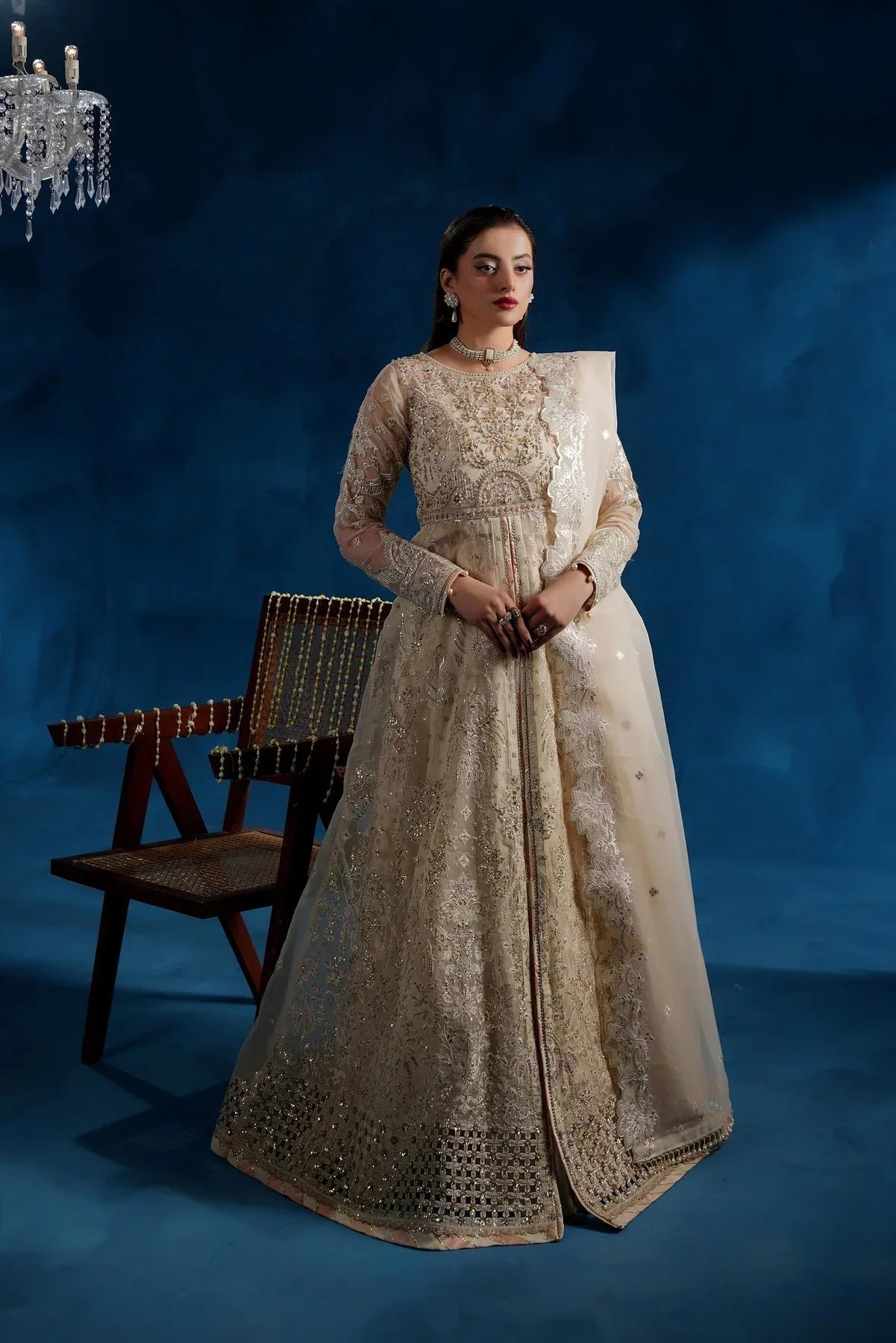 Maryams | Tabeer Luxury Collection | NAZMAIRA  TBR-8015 - Rang-e-Khaas