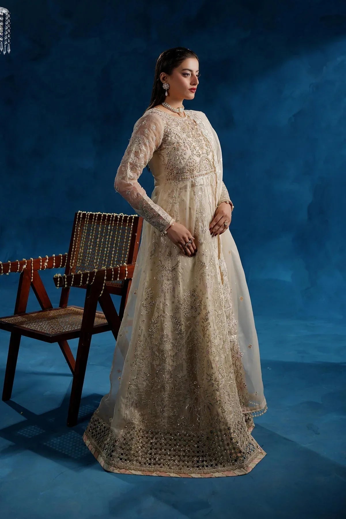 Maryams | Tabeer Luxury Collection | NAZMAIRA  TBR-8015 - Rang-e-Khaas