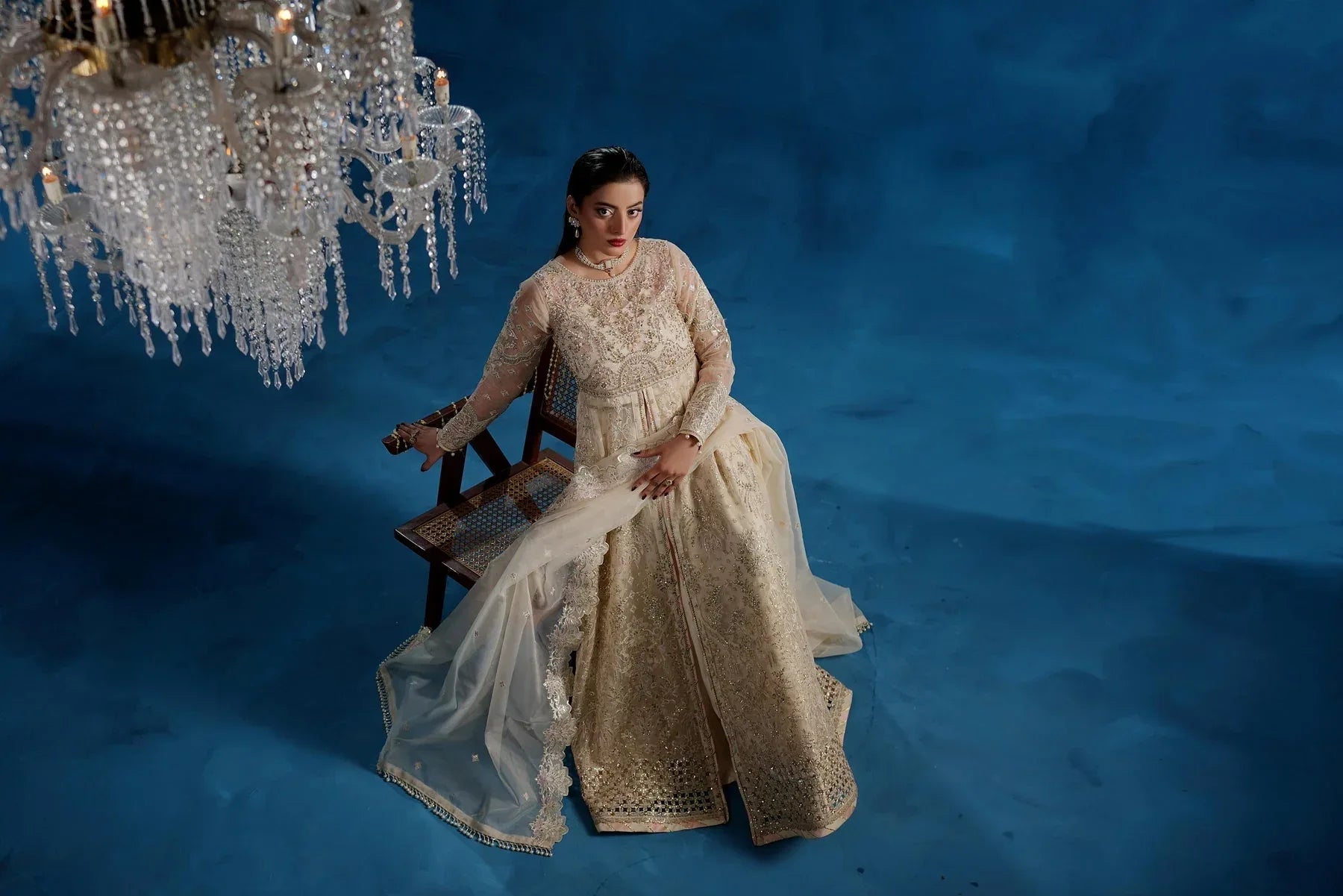 Maryams | Tabeer Luxury Collection | NAZMAIRA  TBR-8015 - Rang-e-Khaas